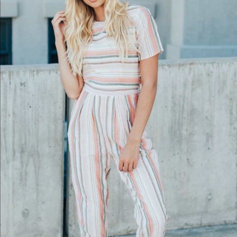 One loved babe brand romper NWT